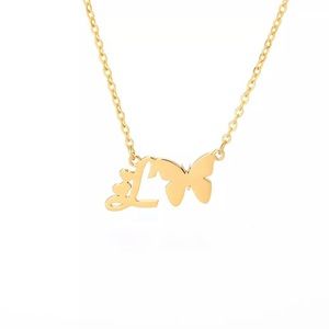 INITIAL LETTER “L” NECKLACE